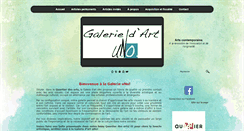 Desktop Screenshot of galerieuno.com